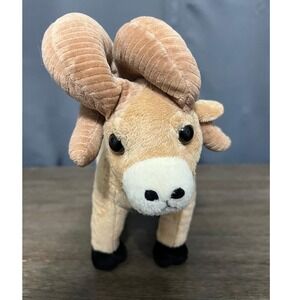 Wishpets Ramsey the Ram 2005 Tan Stuffed Plush Animal Toy